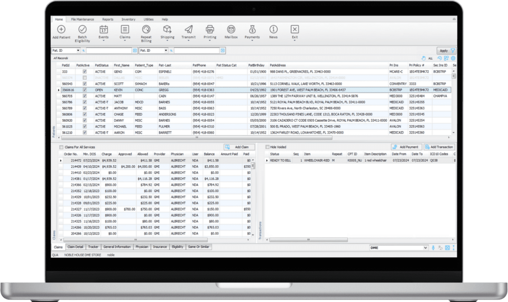 Noble*Direct DME Software Imaginary Homepage