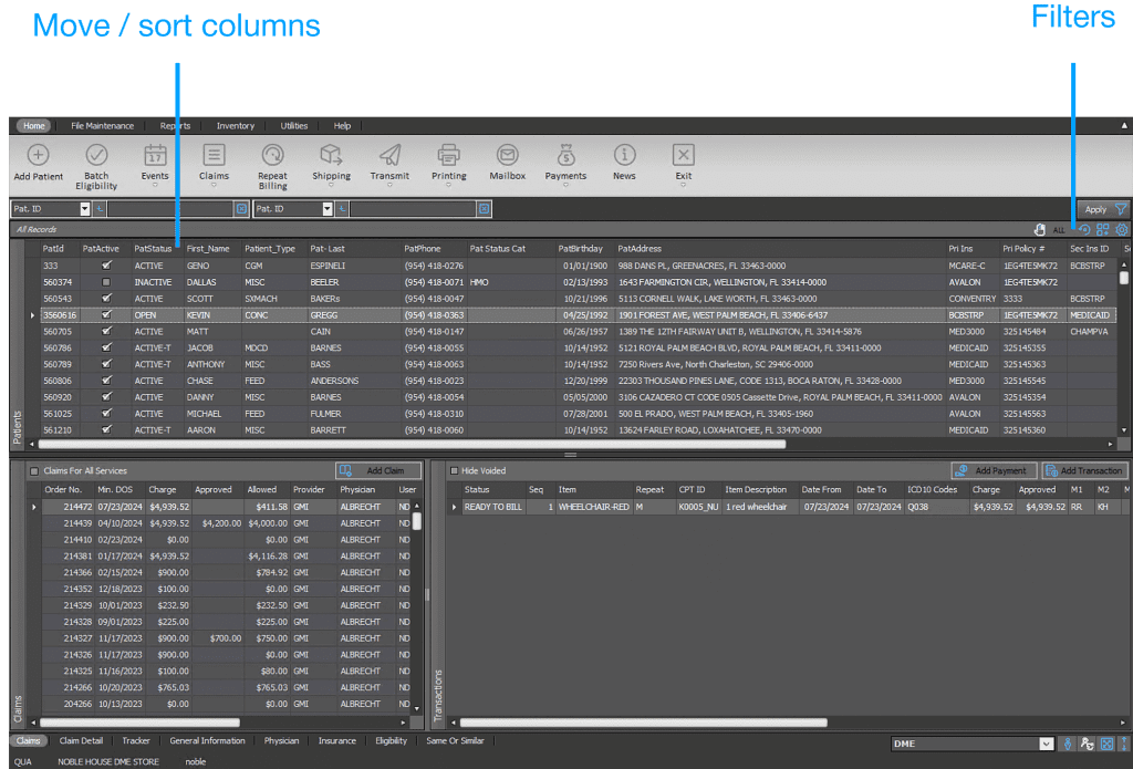 Noble*Direct DME Software End-to-End Solution